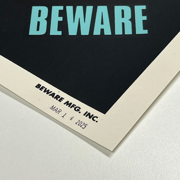 Beware Noise Screen Print