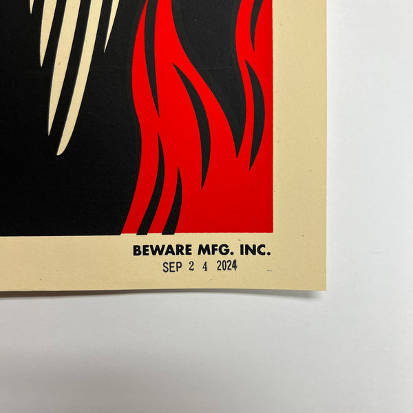 Beware Denihilsm Screen Print