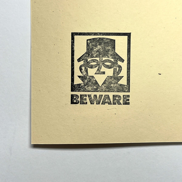 Beware Headache Screen Printed Poster