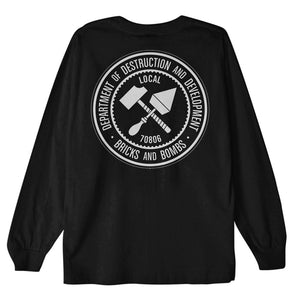 Bricks and Bombs Department of Destruction Longsleeve T-shirt