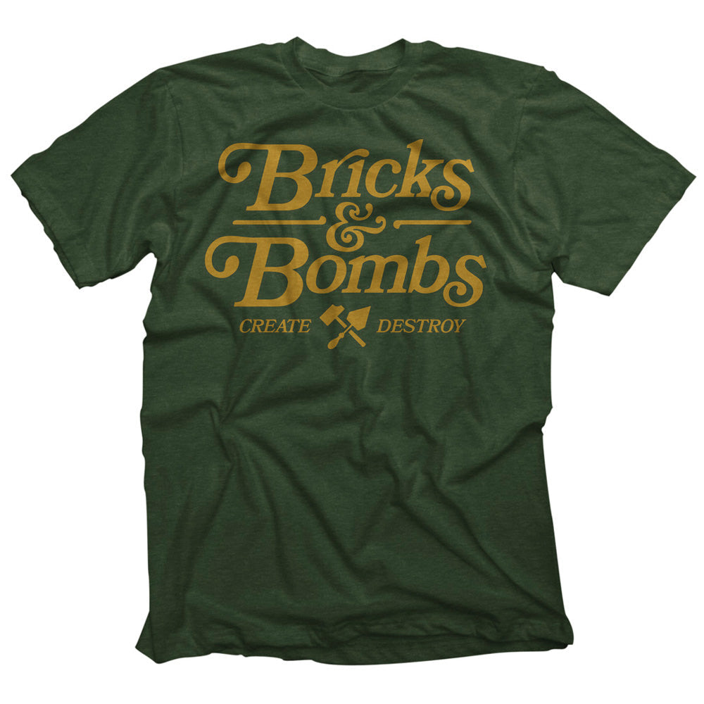 Bricks and Bombs Bookman T-shirt