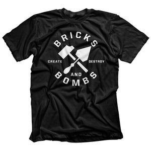 Bricks and Bombs Logo T-shirt Black