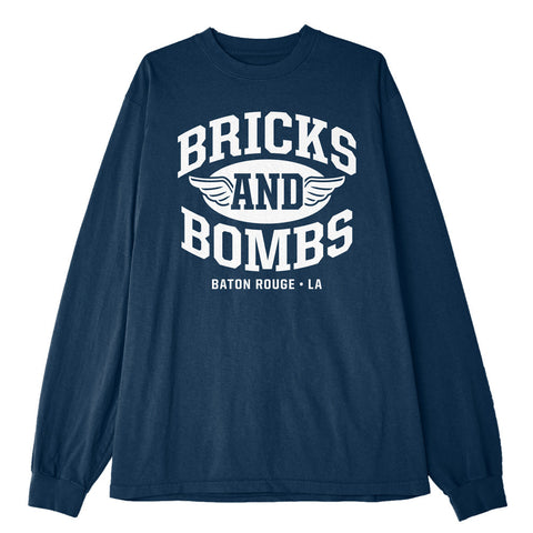 Bricks and Bombs Run Hard Longsleeve T-shirt