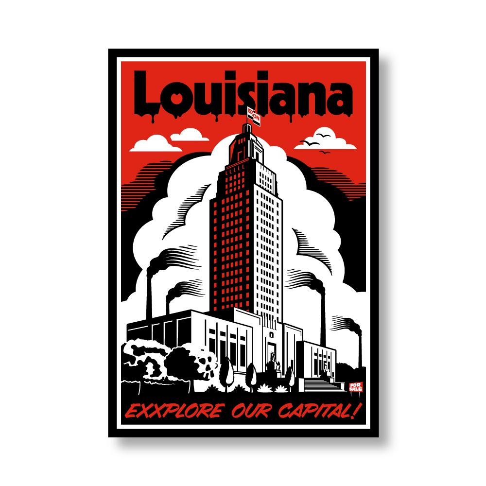 Icon Louisiana Capital Sticker